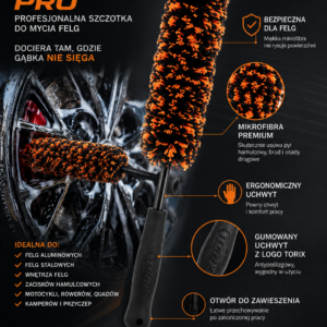 Wheel Brush Premium – Szczotka z Mikrofibry do Mycia Felg 42 cm