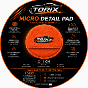 Micro Detail Pad – Profesjonalny Pad z Mikrofibry Premium 13 cm