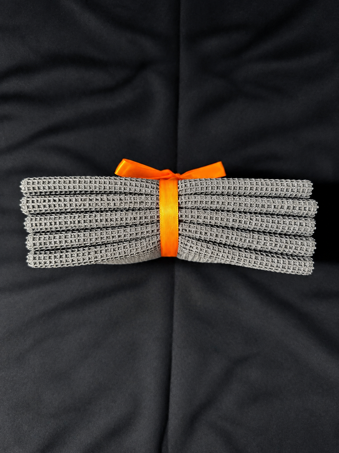 Mikrofibra Premium Do Szyb i Luster – 400 GSM 40 × 40 cm szara Pakiet 10 szt. - obrazek 6